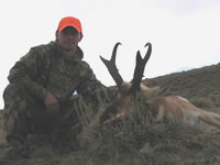 Rifle Hunting Trophy Antelope located in Rocky Mountains