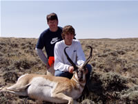 Thunder Ridge Outfitters of Casper Wyoming Guided Antelope Hunting Trip